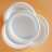 Тарелка круглая из целлюлозы, d=180 мм, белая